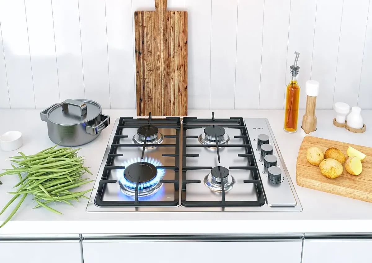 Built-in gas hob, 4 burners, photo 1